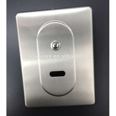 Concealed inductive high quality sensor urinal flusher with button